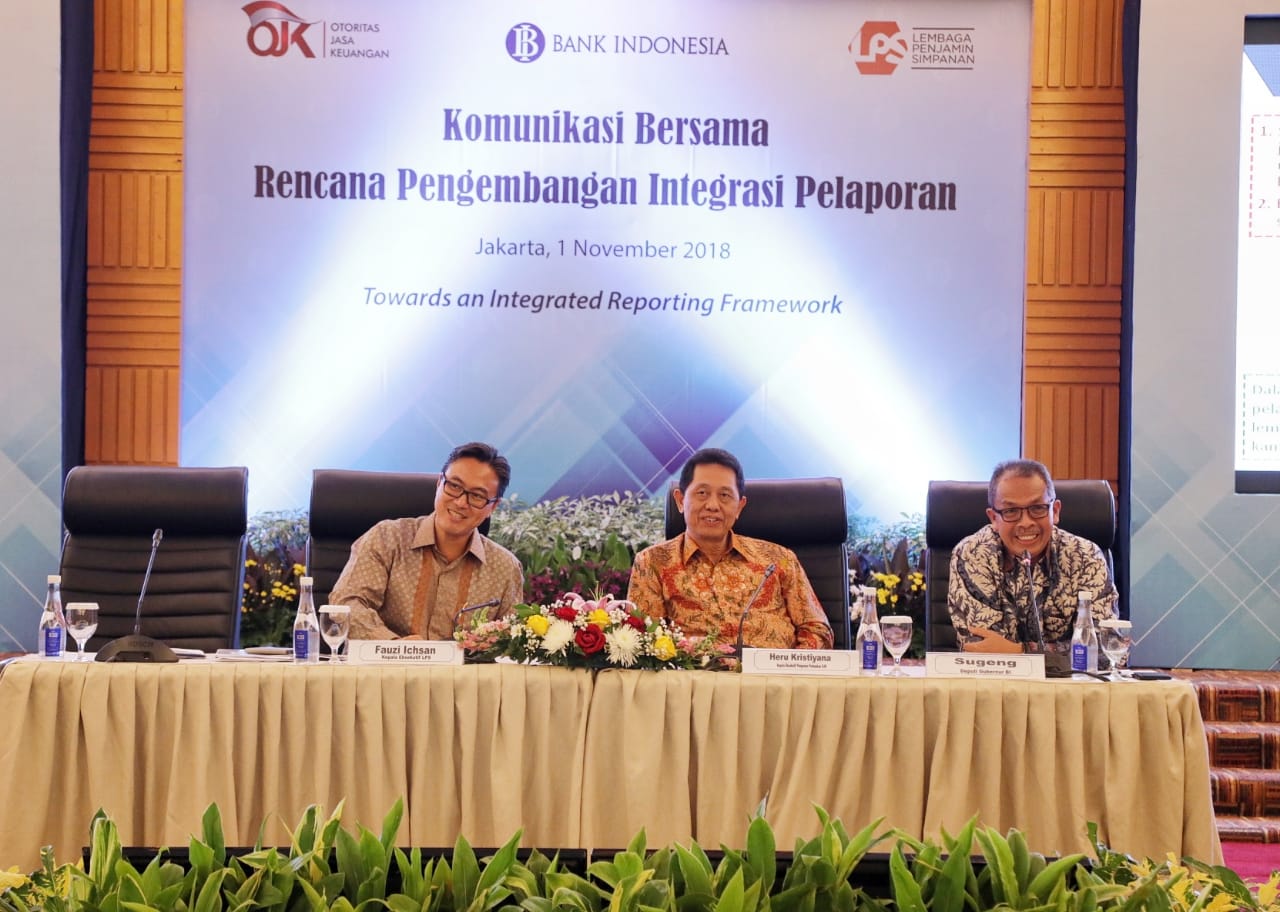 Siaran Pers Bersama: BI, OJK, LPS Integrasikan Pelaporan Perbankan